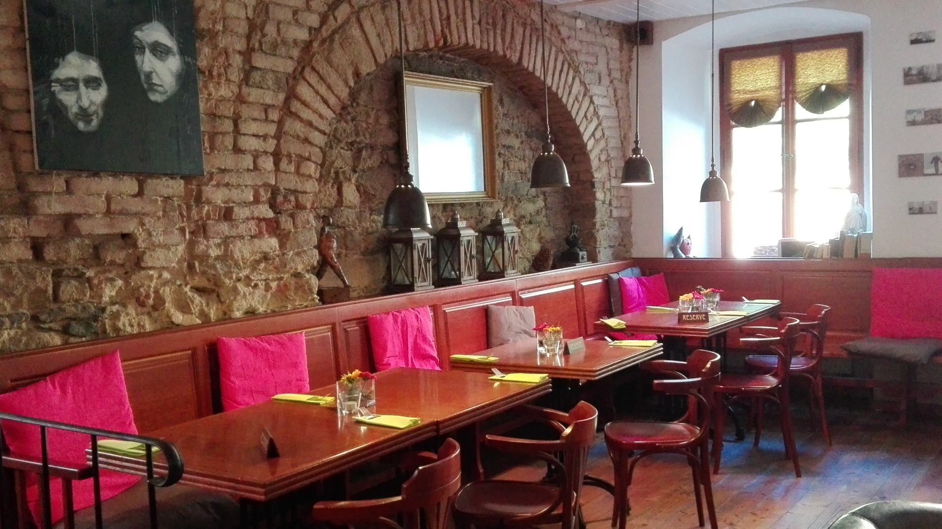 Dominantní část - srdce restaurantu