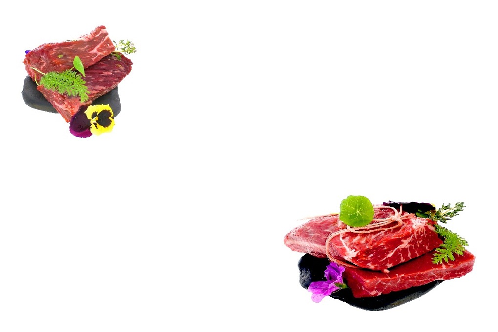 Detail exkluzivního hovězího steaku